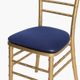 5 pcs/pk Spandex Chiavari Seat Pad Cover - Navy Blue