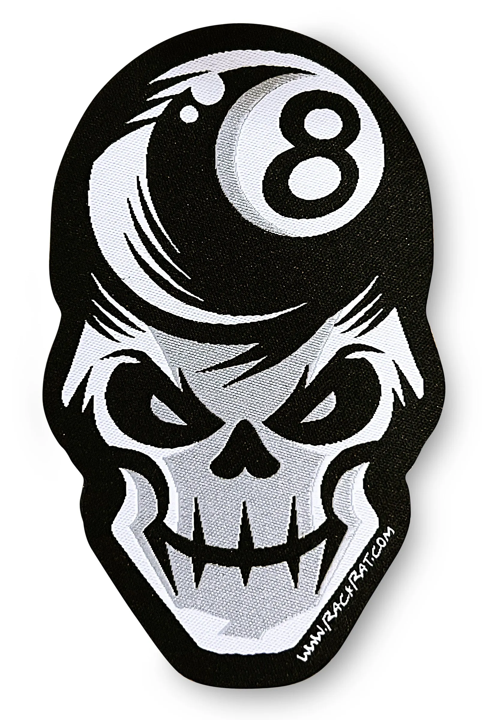 8-9 Ball Skull Patch