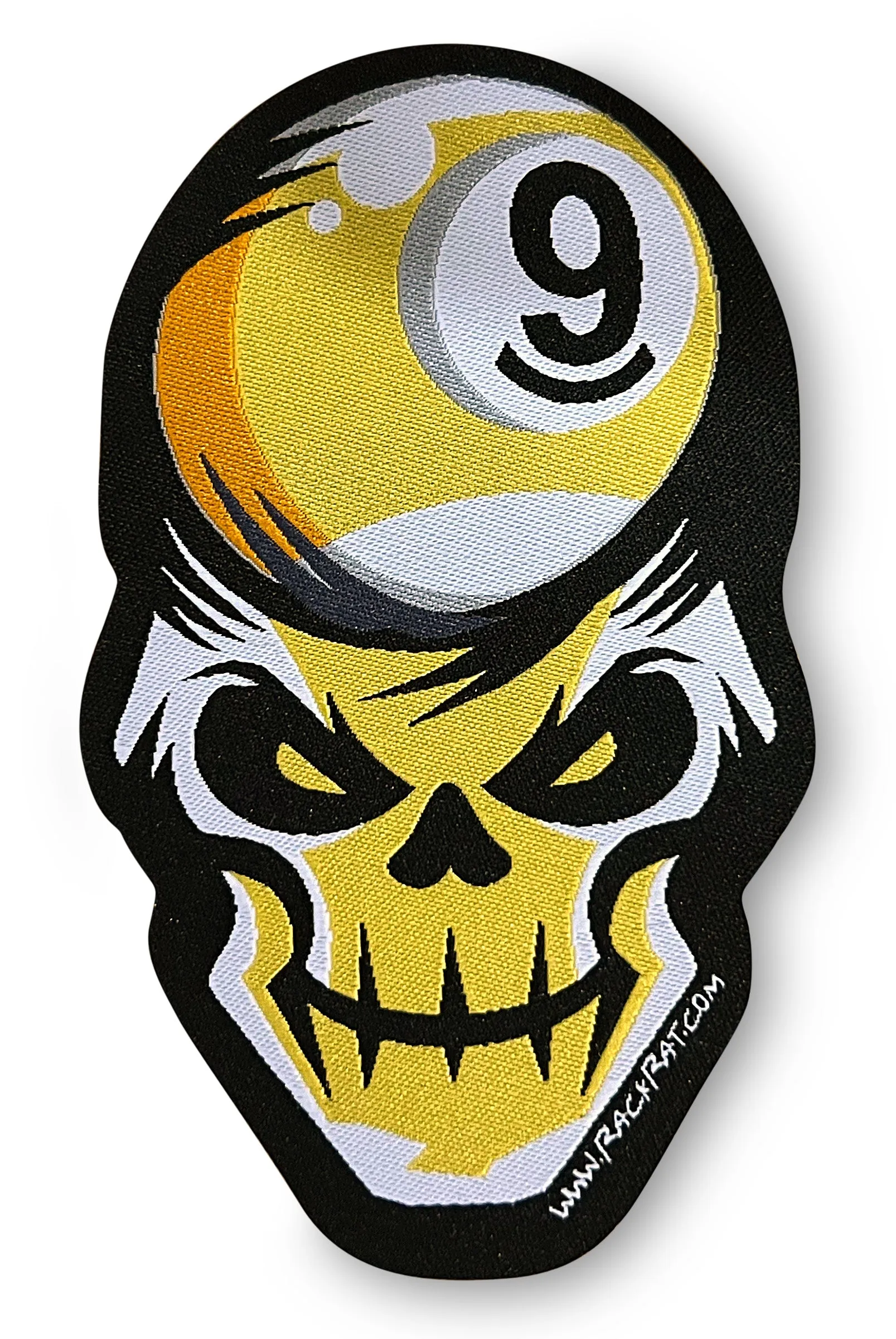 8-9 Ball Skull Patch