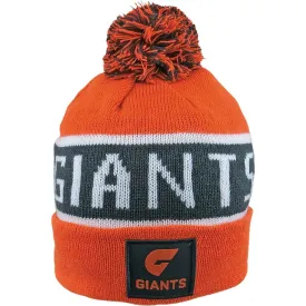 AFL Greater Western Sydney Giants Bar Beanie