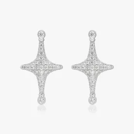 Aurora Diamond Stud Earrings