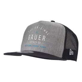 Bauer 9Fifty Original Script Snapback Hat - Adjustable Cap