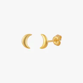 Bijou Moon Stud Earrings