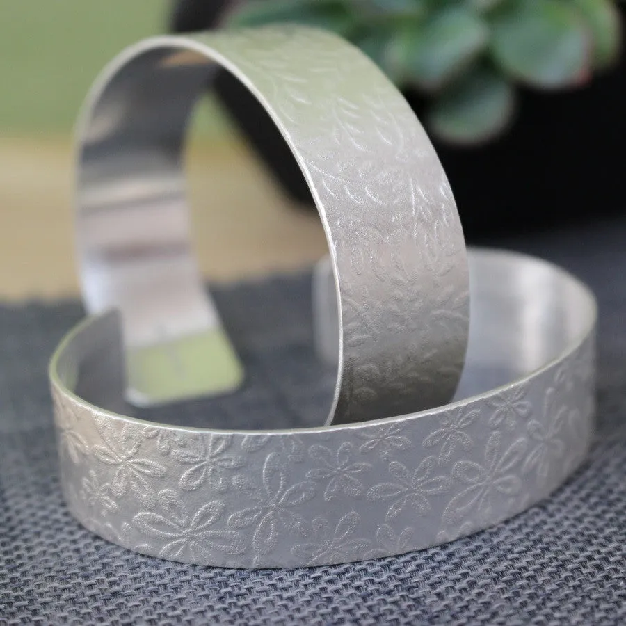 Blossom Silver Cuff