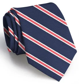 Bogart: Boys Tie - Red/Navy