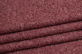 Brick Red Italian Wool Coating