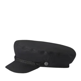 Brixton Fiddler Cap Black Herringbone