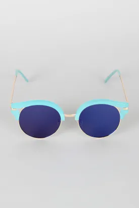 Cat Eye Cutout Retro Sunglasses