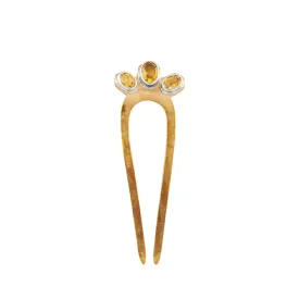 Citrine Empire Hair Pin - Small