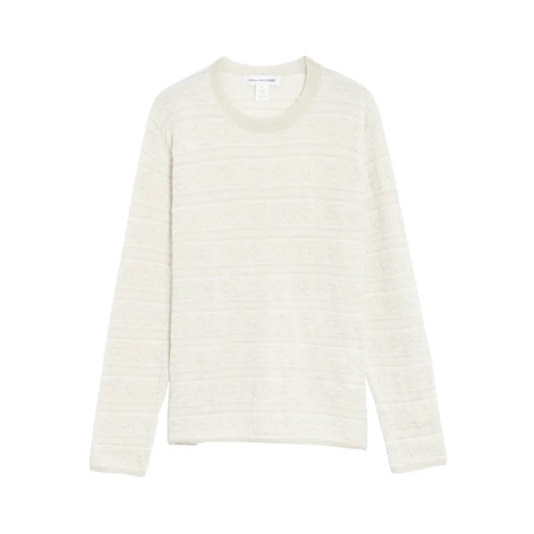 COMME des GARÇONS SHIRT Knit Sweater - Grey