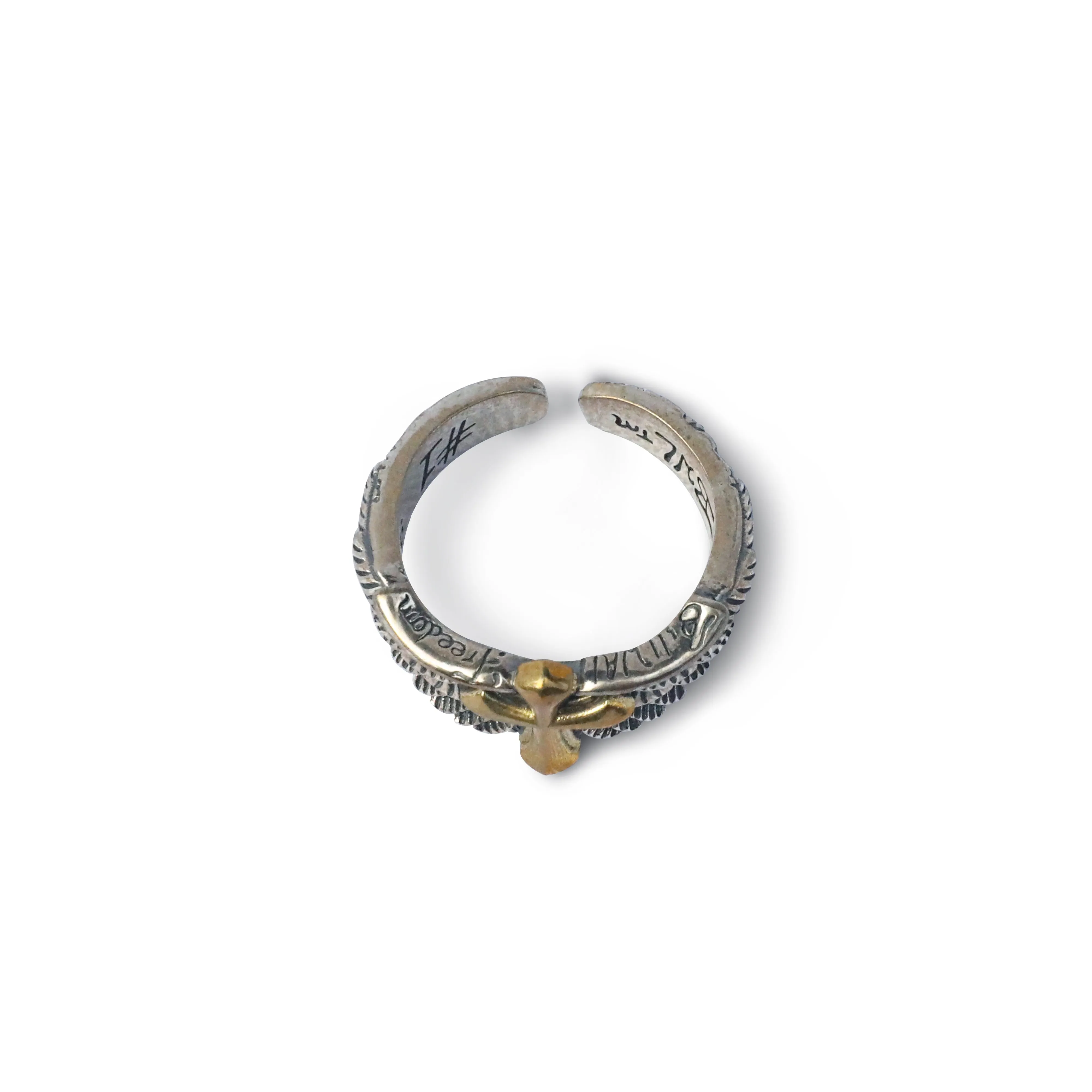 Cross pattern ring