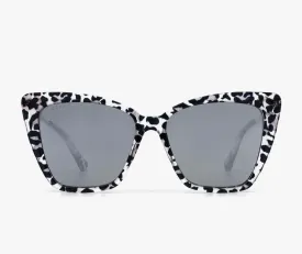 DIFF Sunglasses - Becky II Clear Leopard