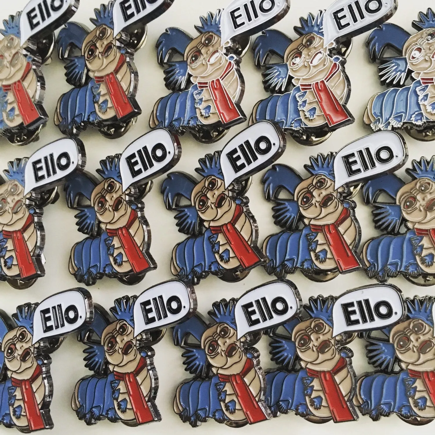 Ello Worm Enamel Pin