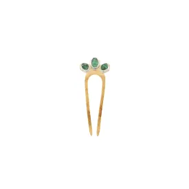 Emerald Empire Hair Pin - Small