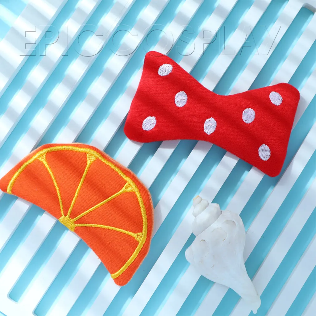 Fabric Fruit Hair Clip