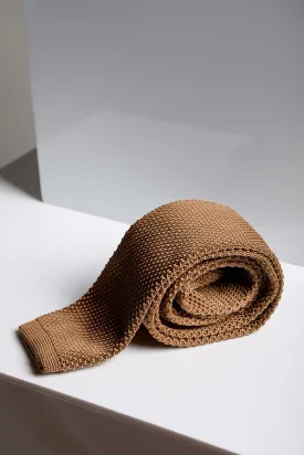 KT - Dark Oak Knitted Tie