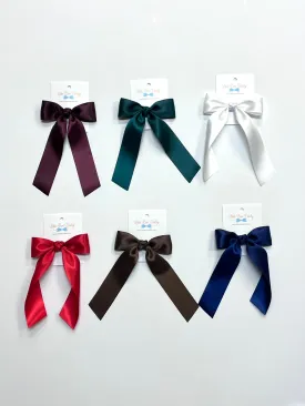 Long Tail Bows Satin