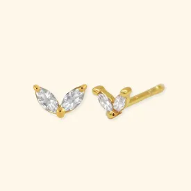 Mini Angel Wings Stud Earrings