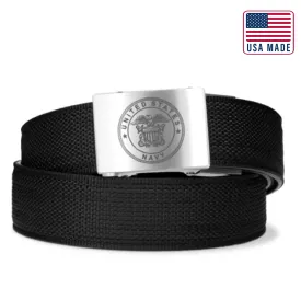 NAVY ENGRAVED BUCKLE | USA MADE TACTICAL GUN BELT 1.5"