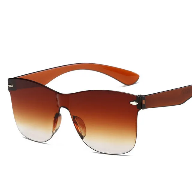 One-piece Cat Eye Sunglasses Women/Men