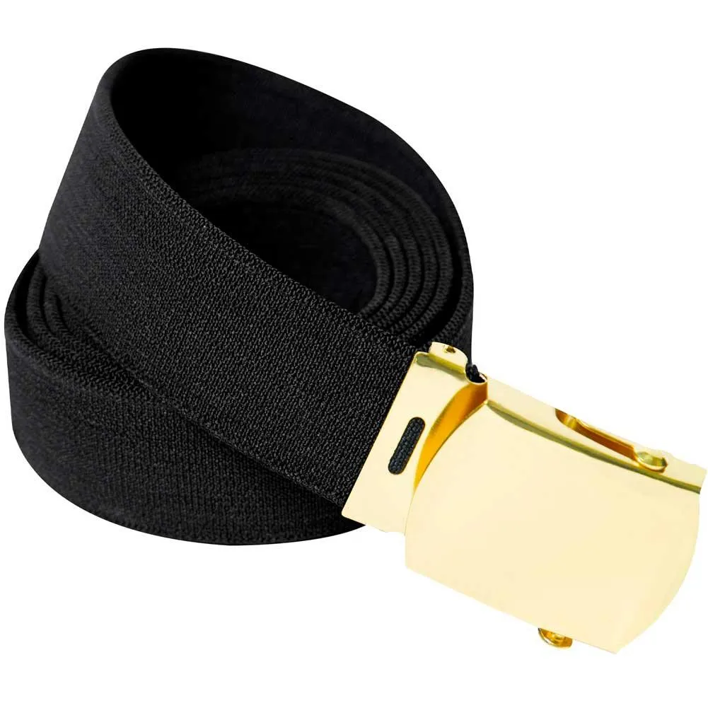 Rothco Military Elastic Stretch Black Web Belt