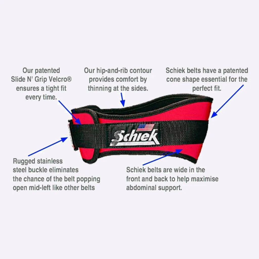 Schiek Weightlifting Belt - Pink