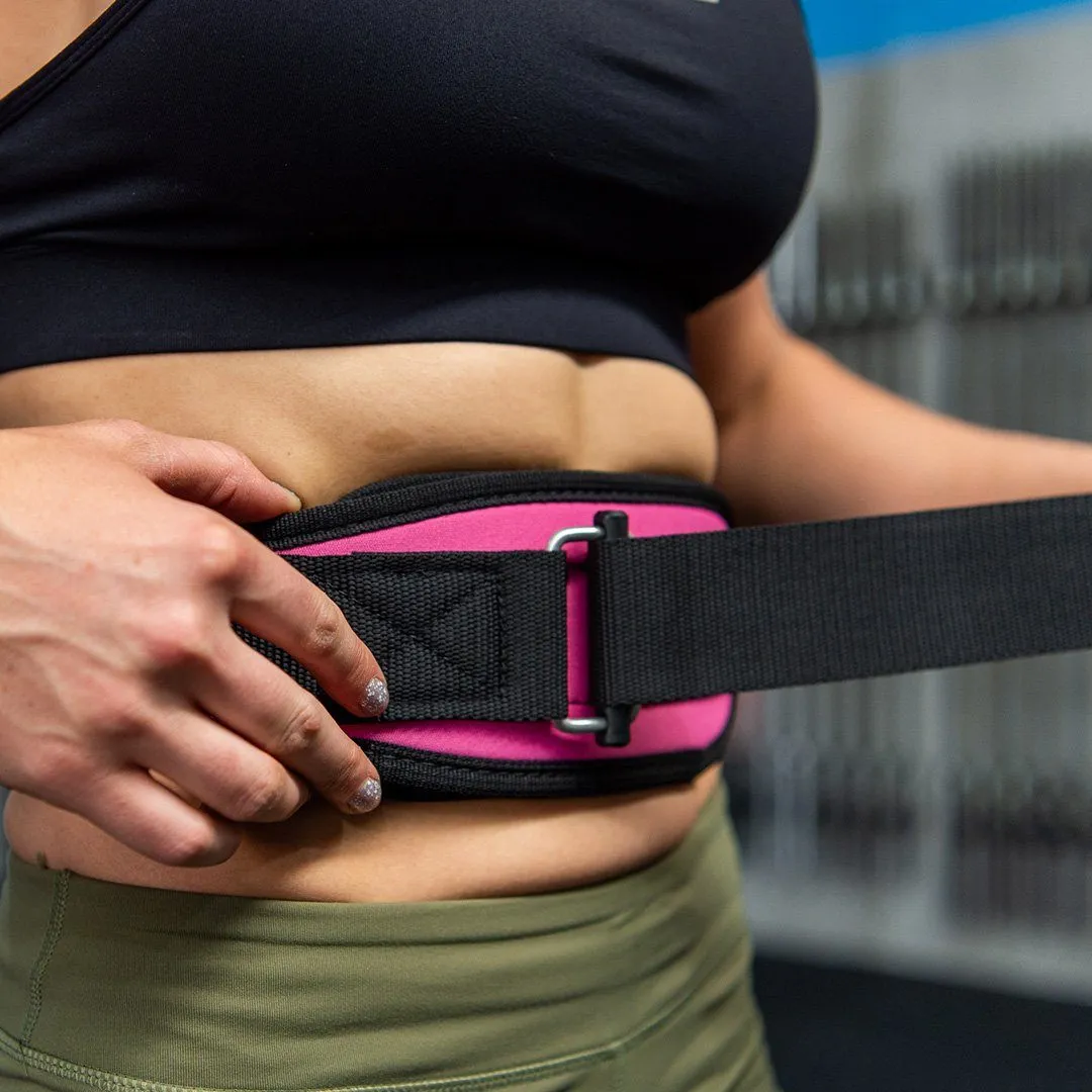 Schiek Weightlifting Belt - Pink