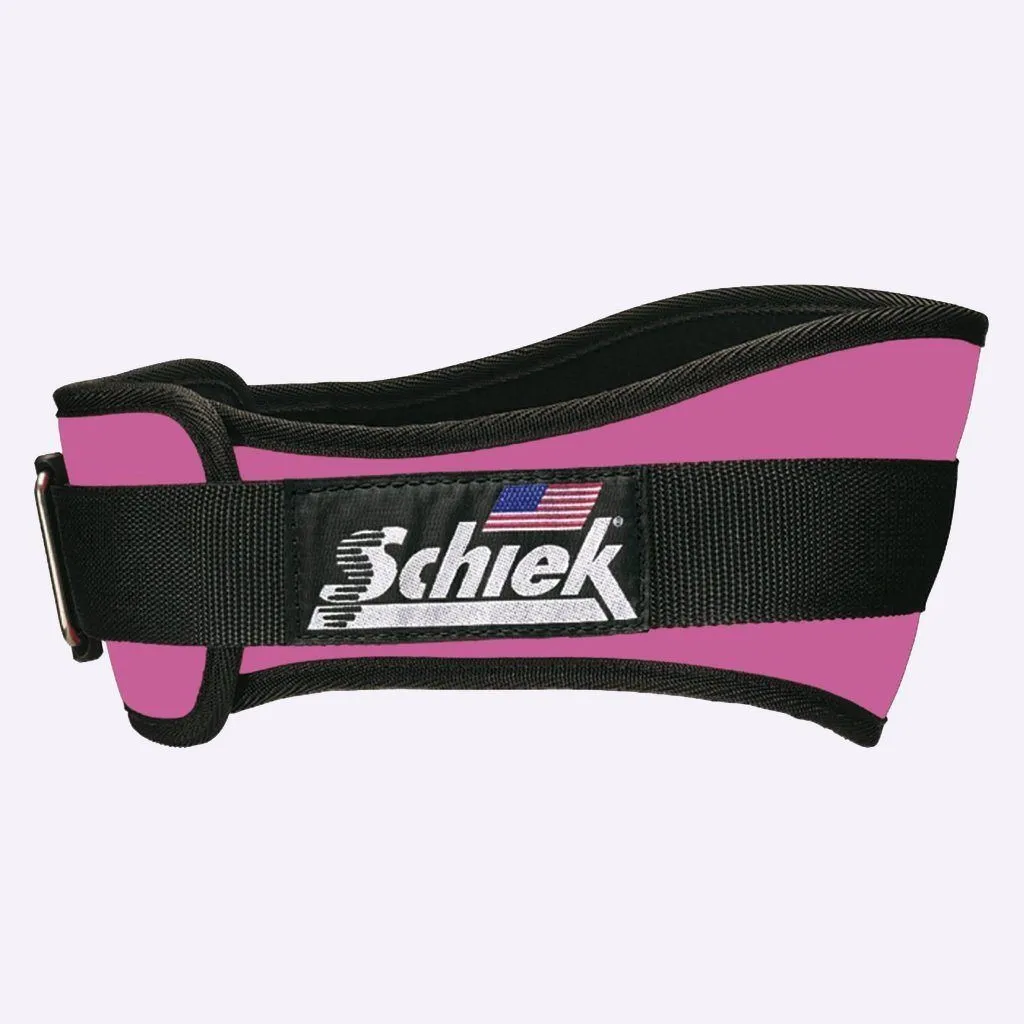 Schiek Weightlifting Belt - Pink