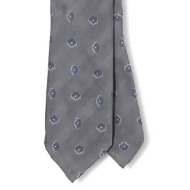 Silk Jacquard Geometric Seven-fold Tie