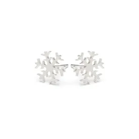 Silver Snowflake Earrings