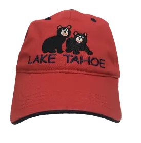 Souvenir Ball Cap Kids Bear Cub Lake Tahoe