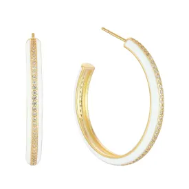 Walk the Line | Large Hoop Earrings