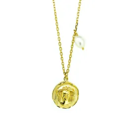 Zodiac Virgo Necklace Gold